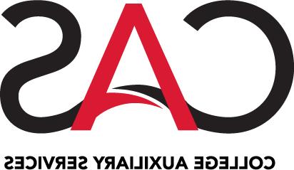 书院辅助服务 标志; a capital "C", "A", 和“S”，下面写着“学院辅助服务”